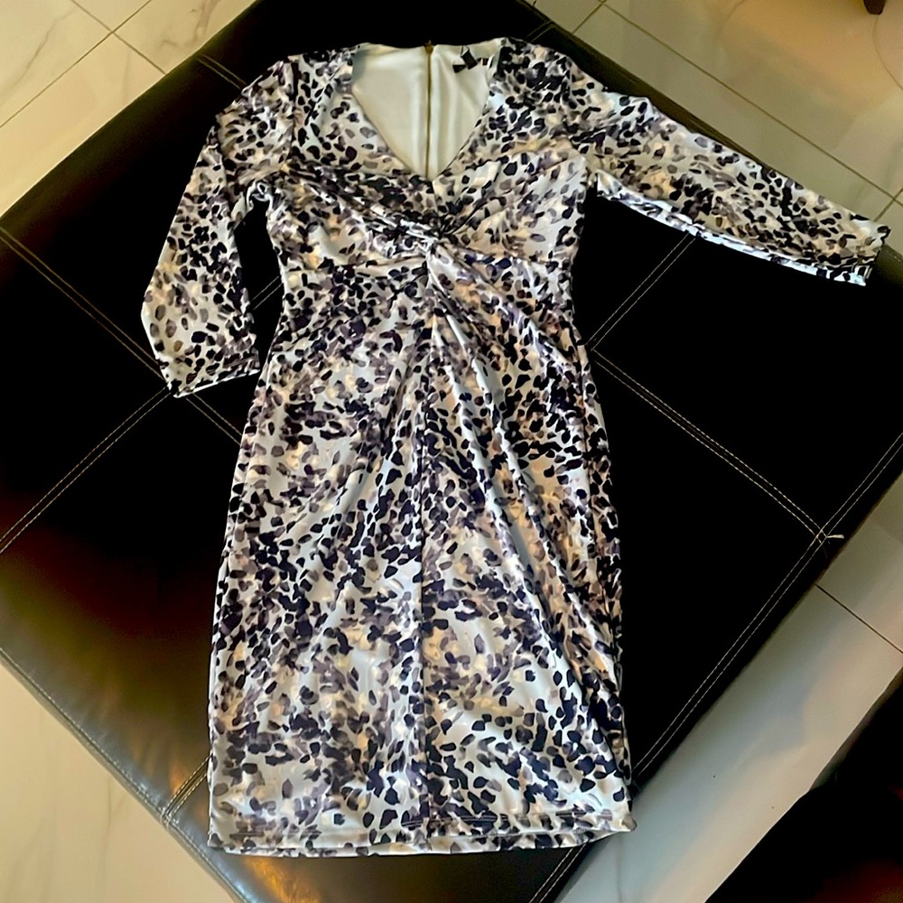 Donna Karan Leopard Print Dress